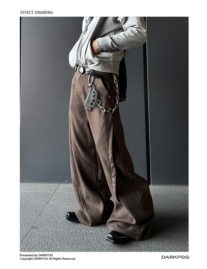 RIVET WIDE CURVE PANTS DFDES4440
