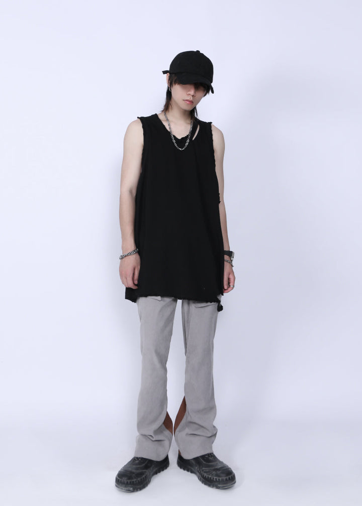 RIPPED TANK TOP MNDES4464