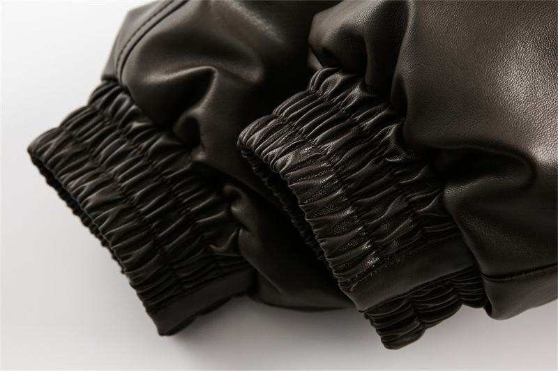 PADDED LEATHER JACKET BEDES4522