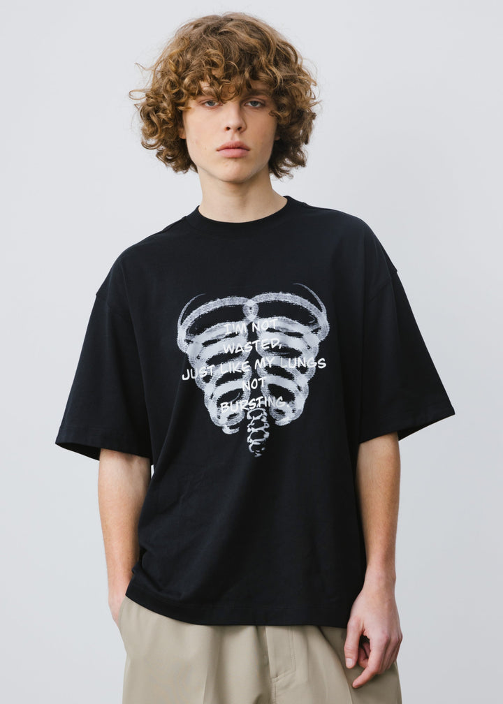 BONE PRINTED T-SHIRT BHDES4448