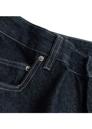 CURVED PANEL BARREL WIDE DENIM BEDES4697