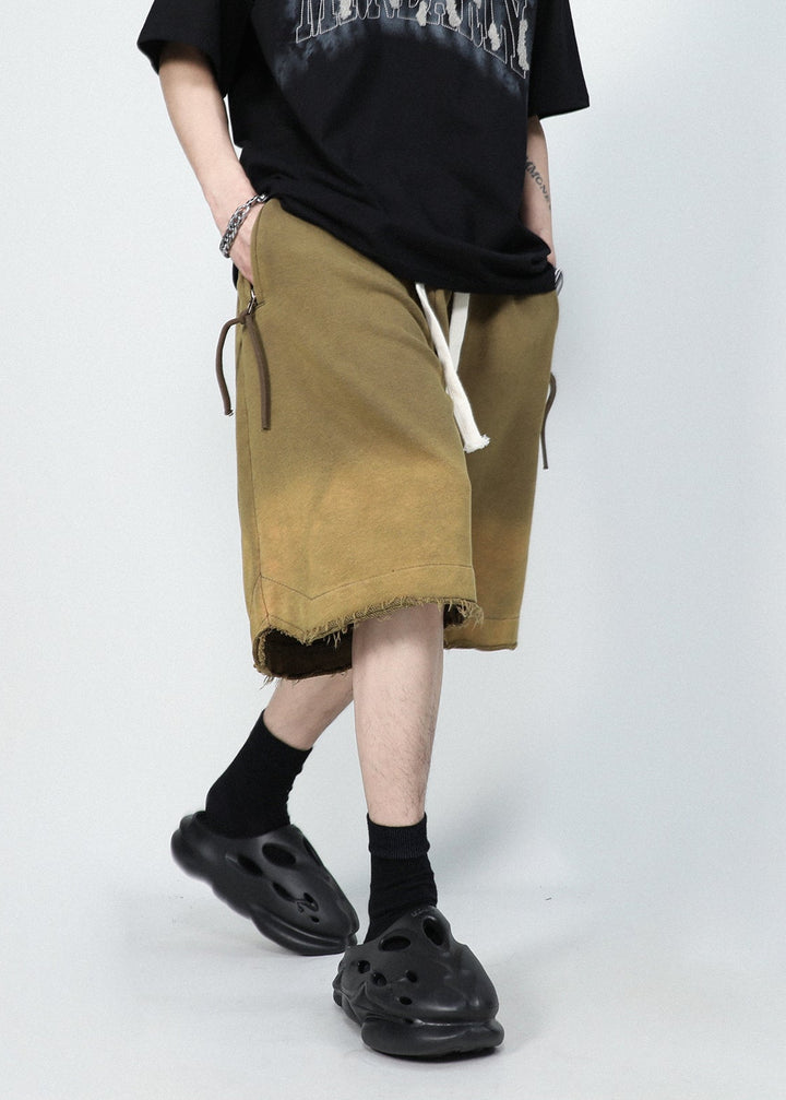 SWEAT WIDE HALF PANTS MNDES4457