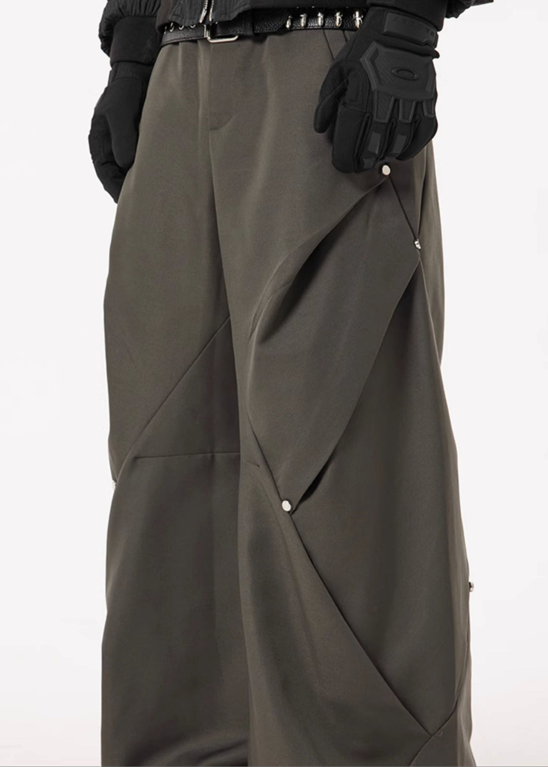 RIVET DESIGNED WIDE SLACKS DFDES4445