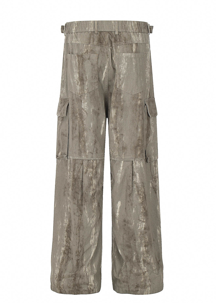 SMOKE WIDE CARGO PANTS AEDES4599