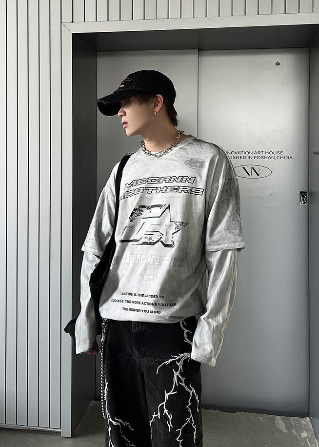 GRAPHIC LONG T-SHIRT DFDES4488
