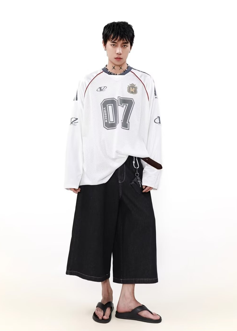 NUMBER 07 OVERSIZED MESH JERSEY BEDES4739