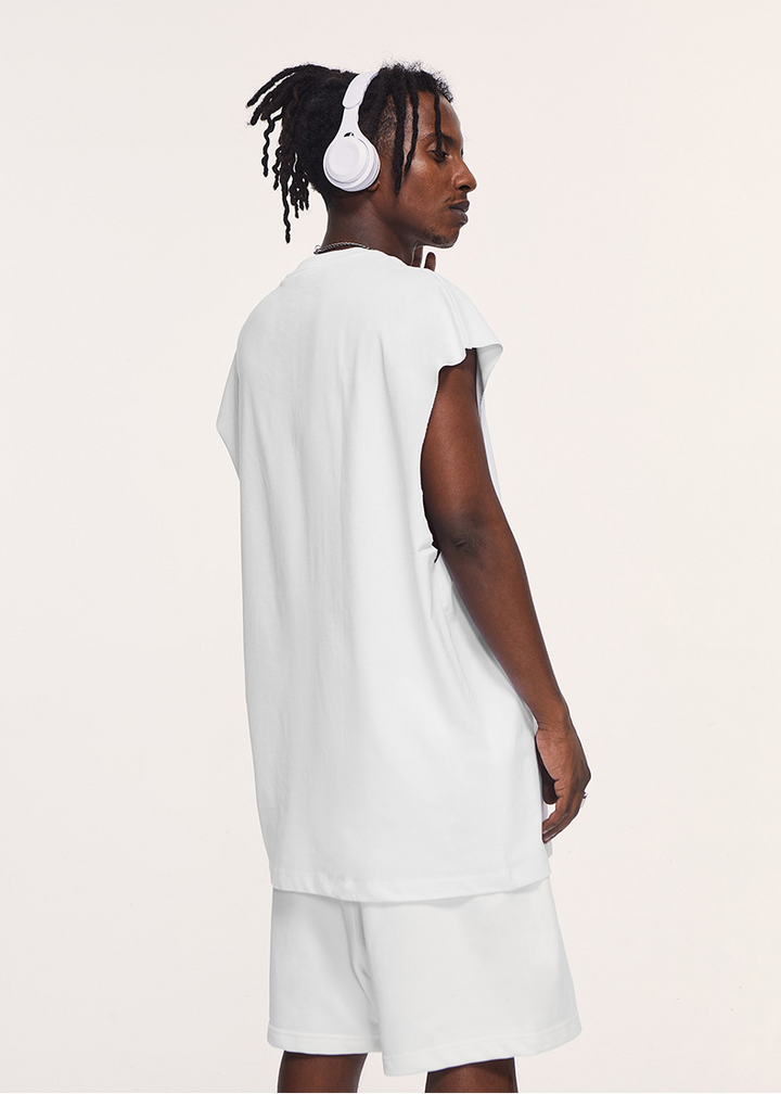 OVERSIZED SLEEVELESS T-SHIRT BEDES4637