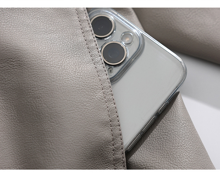 UTILITY POCKET LEATHER JACKET BEDES4521