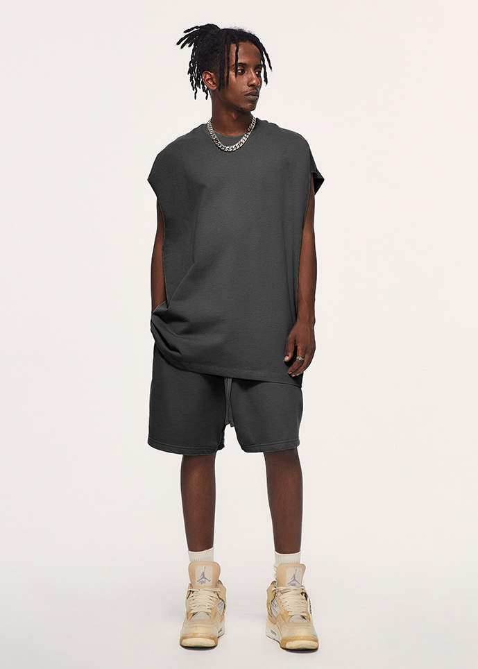 OVERSIZED SLEEVELESS T-SHIRT BEDES4637