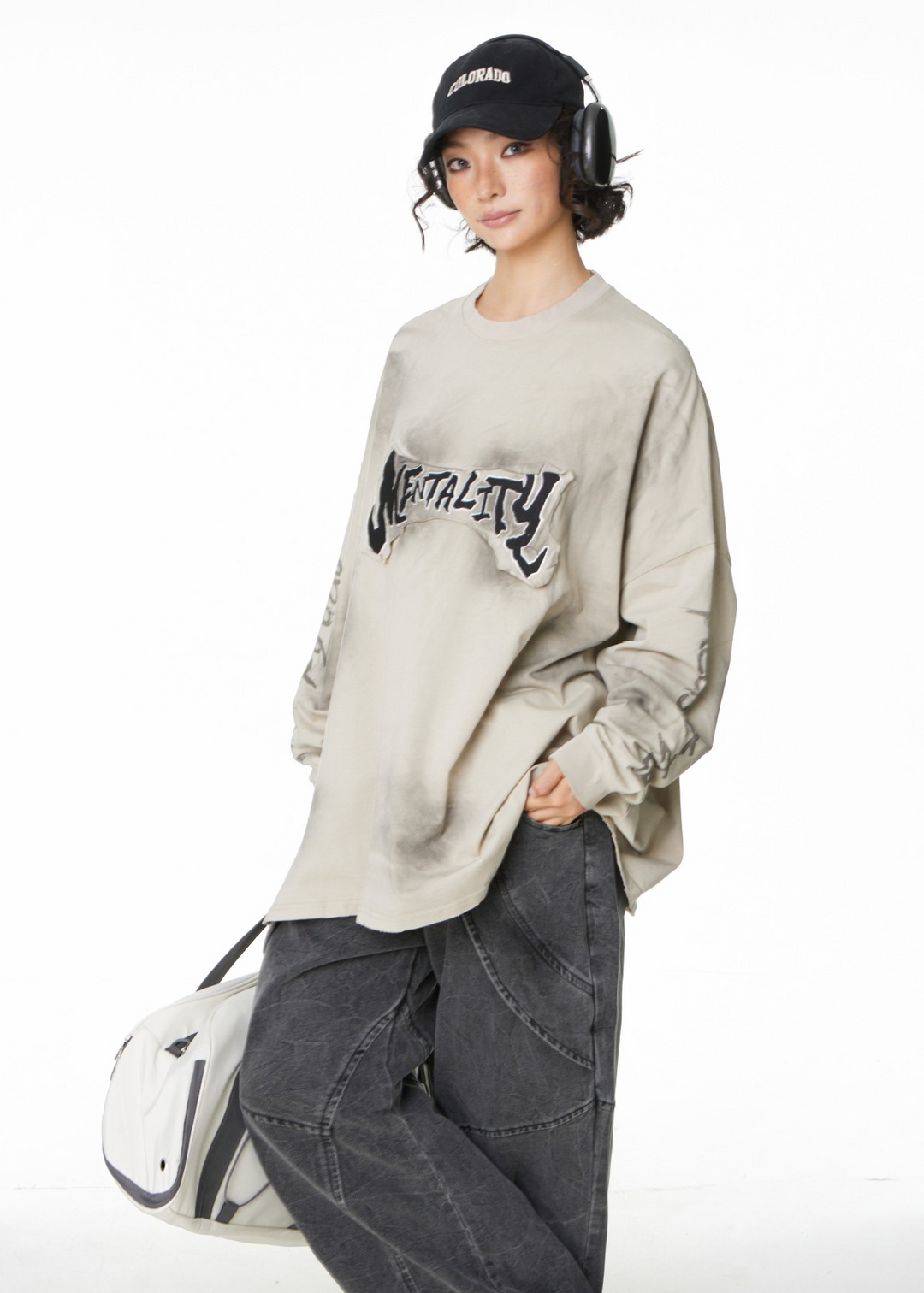 SMOKE DYE LOGO LONG TEE BEDES4514