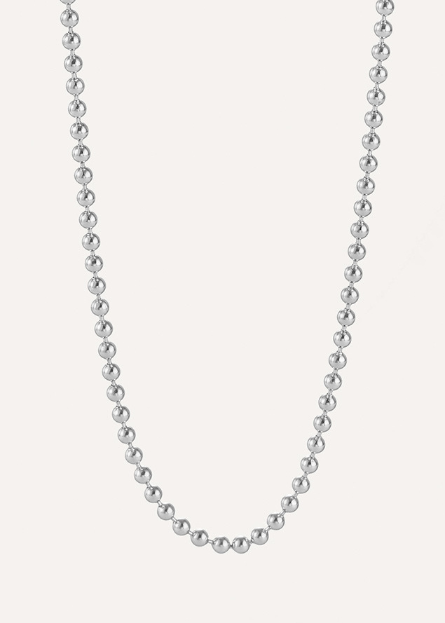 MINIMAL BALL CHAIN NECKLACE BEDES4682