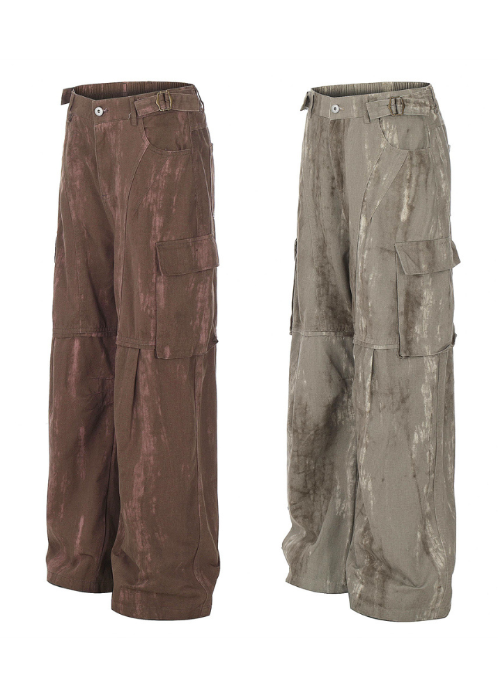 SMOKE WIDE CARGO PANTS AEDES4599