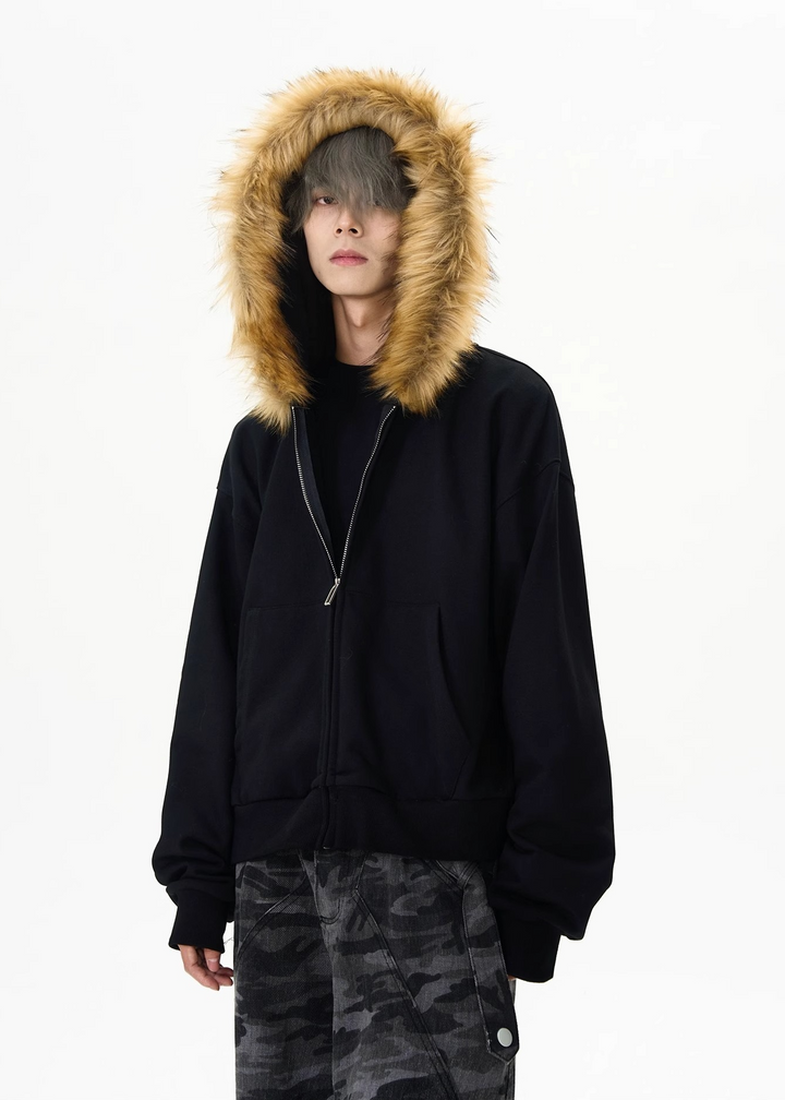 VOLUME FUR ZIP PARKA BEDES4520