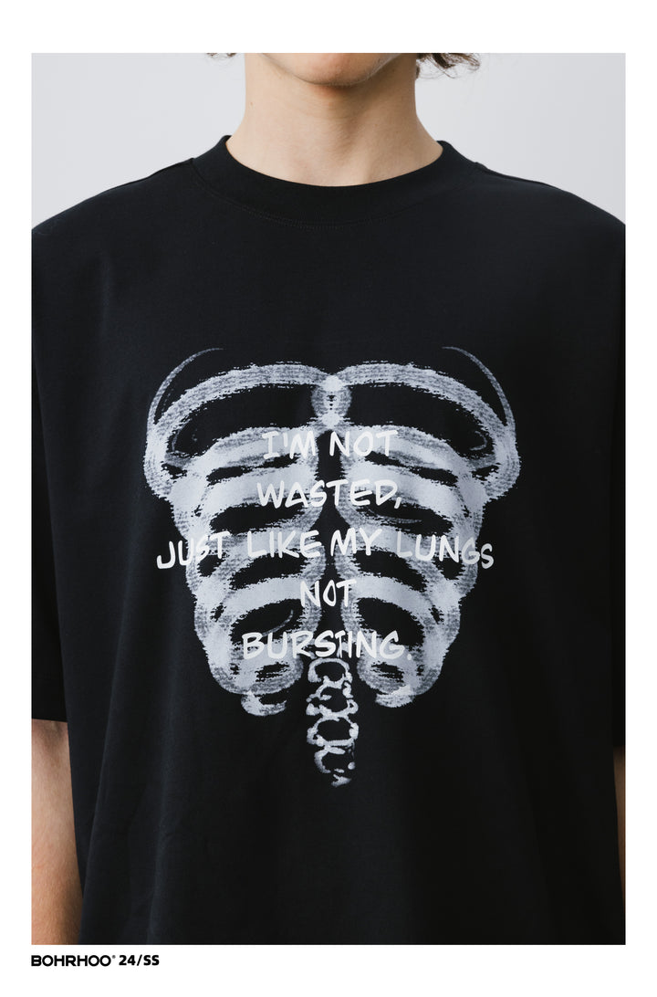 BONE PRINTED T-SHIRT BHDES4448