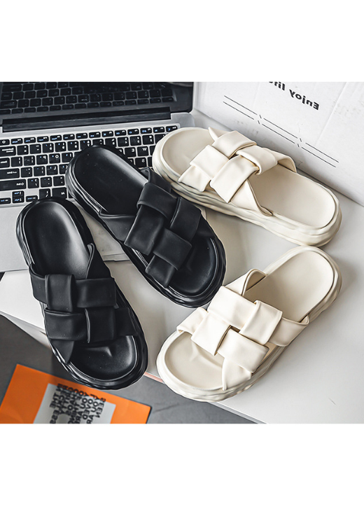 WOVEN PLATFORM SLIDES BEDES4653