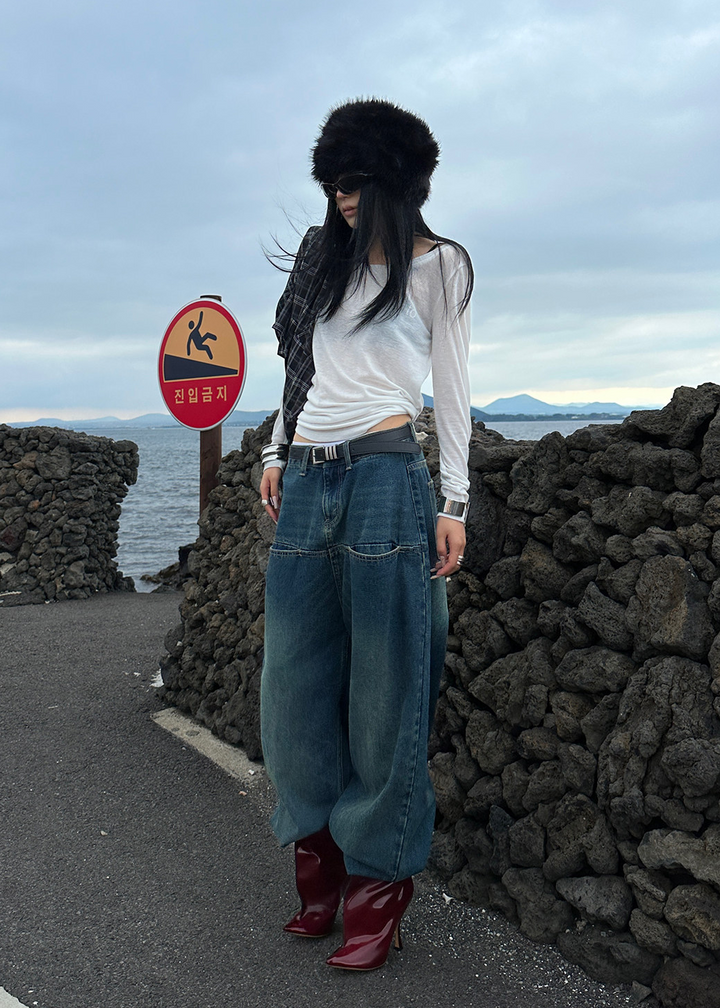 FRONT POCKET WIDE DENIM AEDES4560