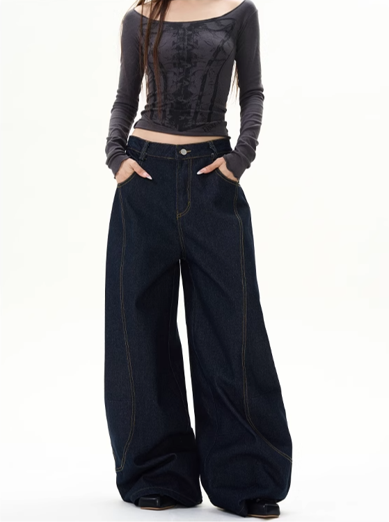 WIDE DENIM PANTS WLDES4387