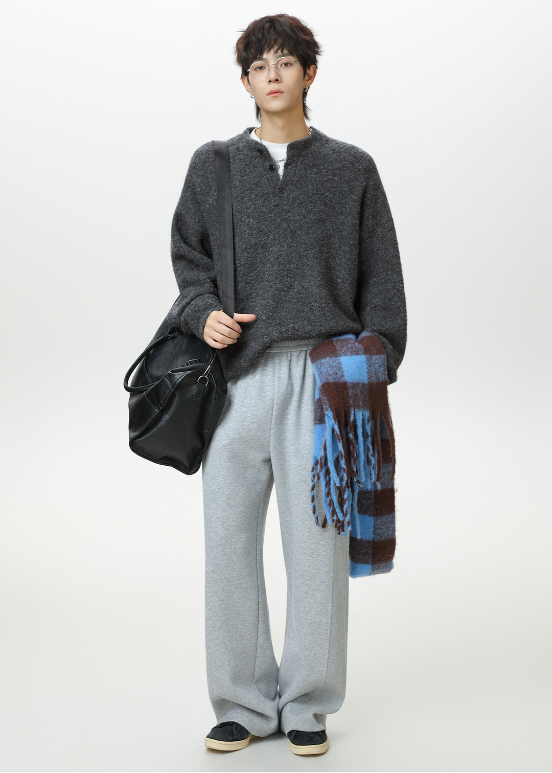 HENLEY KNIT TOP BEDES4532