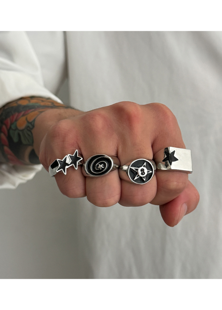 VINTAGE STAR RING SET BEDES4687