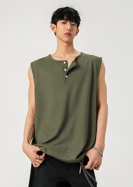 HENLEY TANK TOP BEDES4722