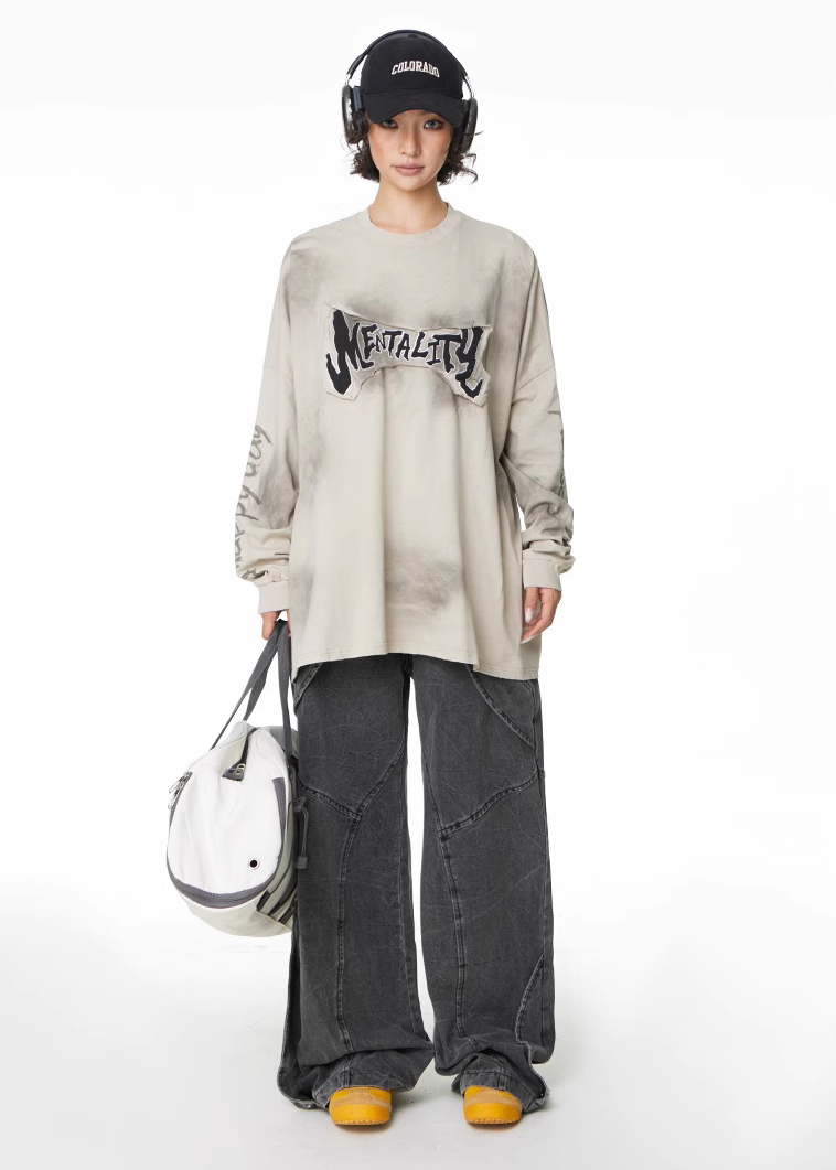 SMOKE DYE LOGO LONG TEE BEDES4514