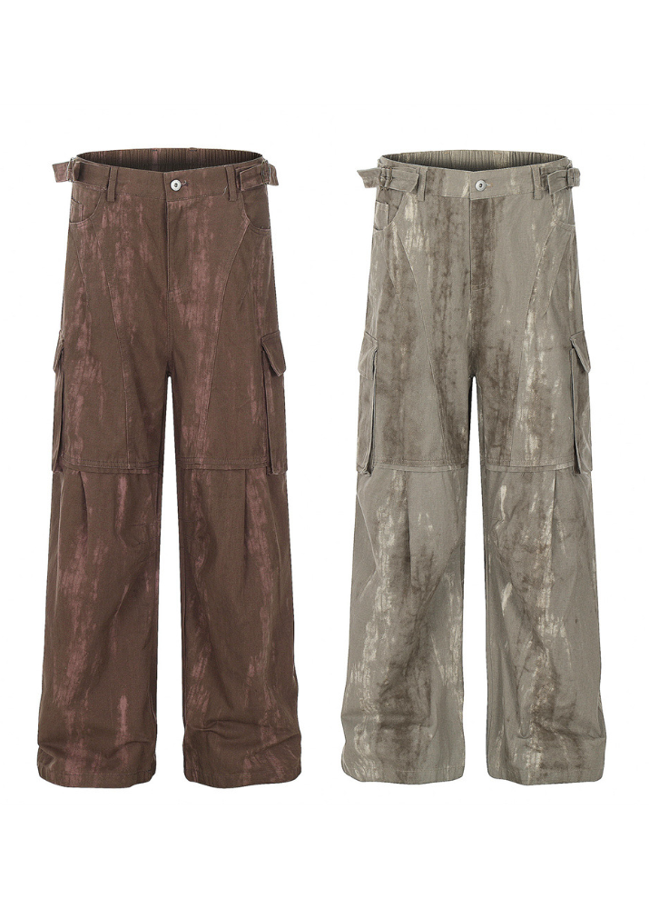 SMOKE WIDE CARGO PANTS AEDES4599