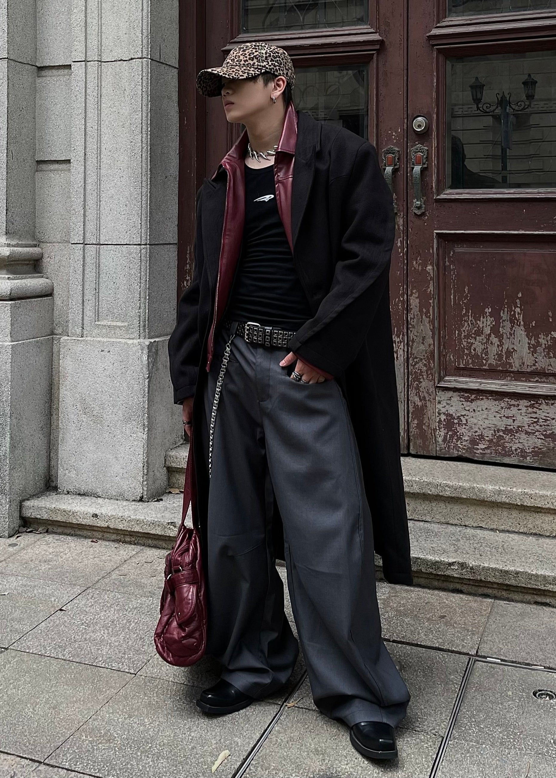 CURVE WIDE SLACKS DFDES4472 – Deuku