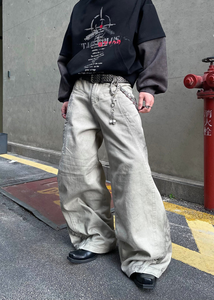 BAGGY DENIM PANTS DFDES4477