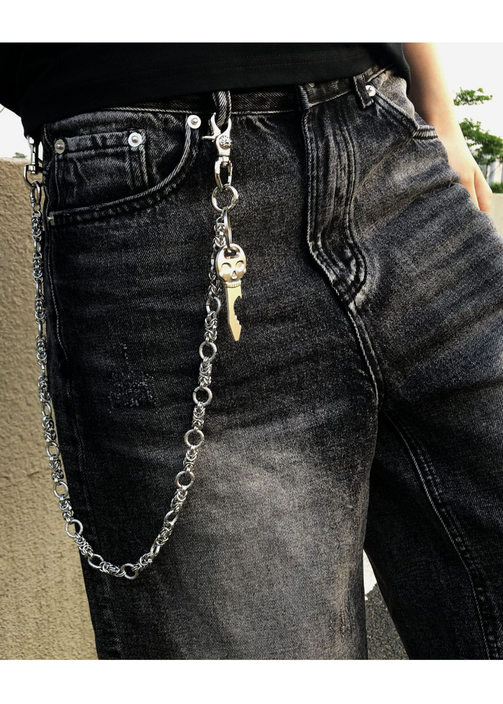 SKULL WALLET CHAIN BEDES4642