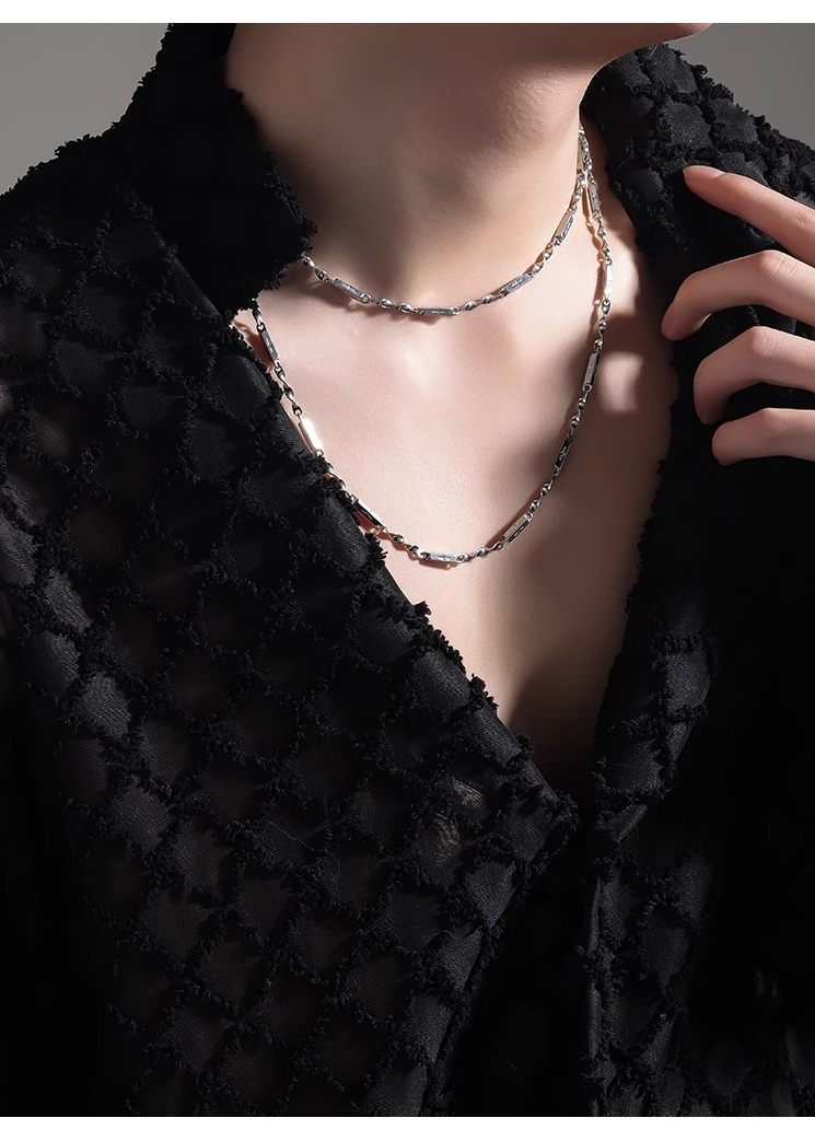 CROSS TWIST CHAIN NECKLACE BEDES4586 - Deuku