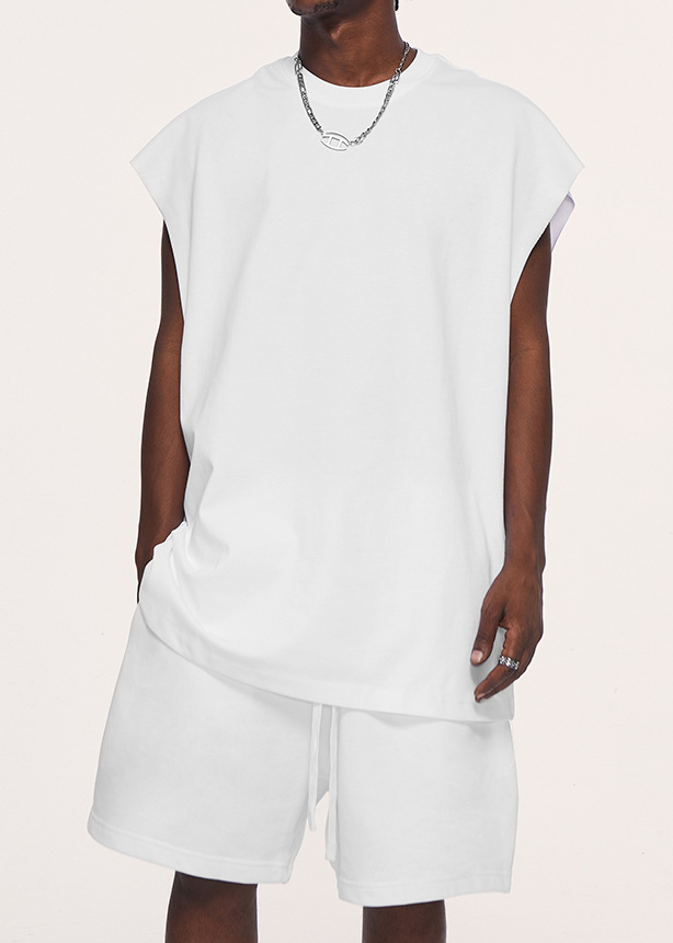 OVERSIZED SLEEVELESS T-SHIRT BEDES4637