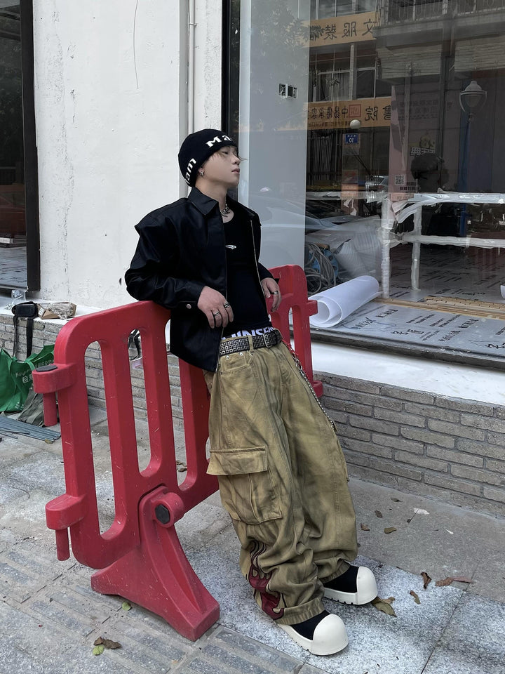 FLAME WIDE CARGO PANTS DFDES4439