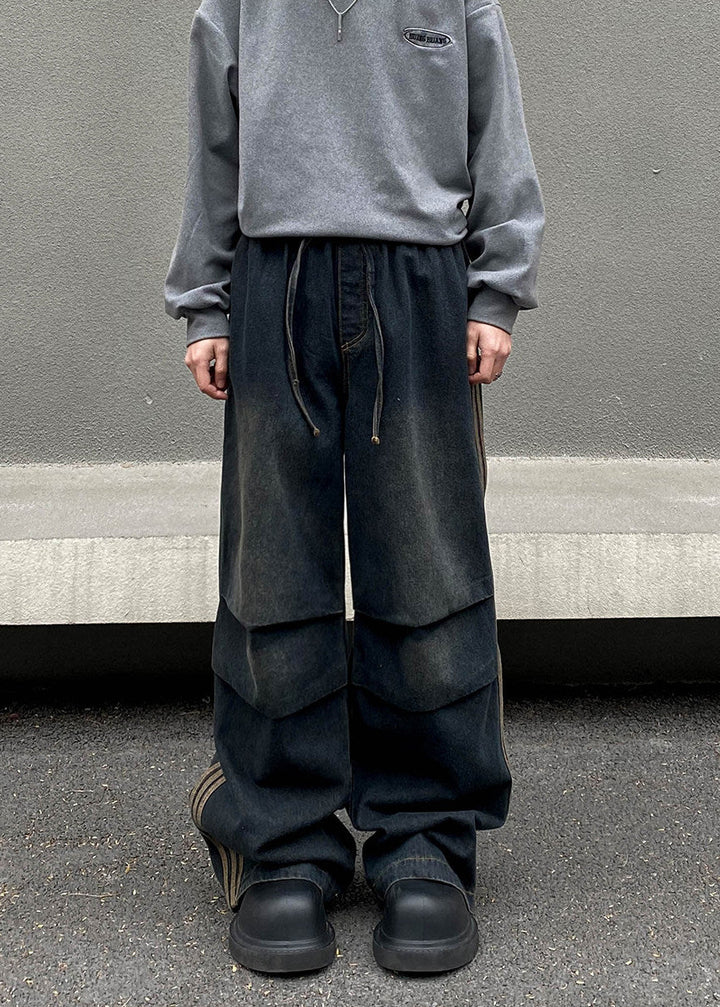 SIDE LINE FADE DENIM PANTS AEDES4555