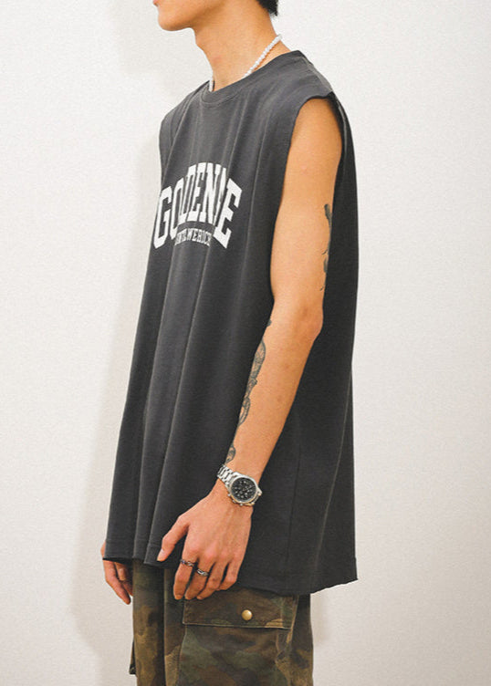 SLEEVELESS LOGO T-SHIRT UWDES4451