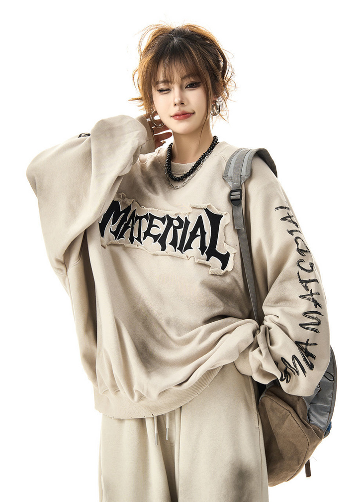 SMOKE DYE LOGO SWEATSHIRT BEDES4515