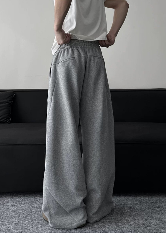 DRAPE WIDE SWEAT PANTS BEDES4731
