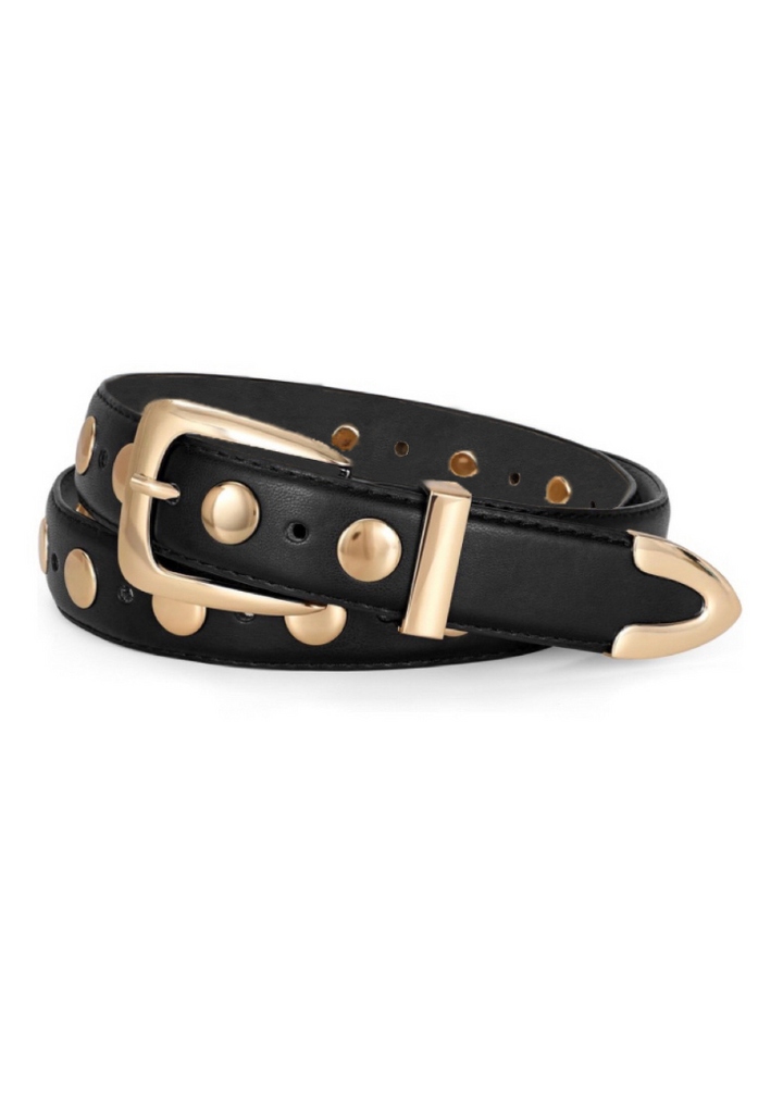 STUDDED LEATHER BELT BEDES4726