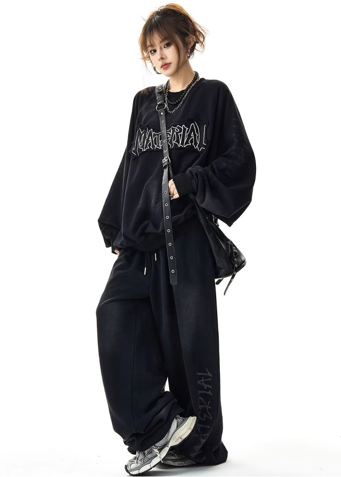 SMOKE DYE LOGO SWEATSHIRT BEDES4515