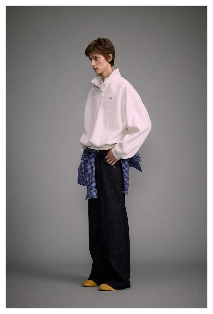 HALF-ZIP SWEAT TOP BEDES4552