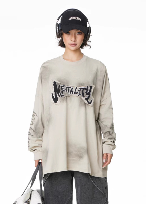 SMOKE DYE LOGO LONG TEE BEDES4514