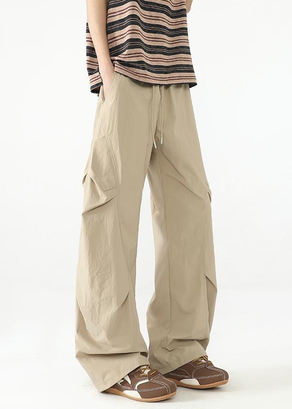 3D PANEL WIDE EASY PANTS BEDES4764