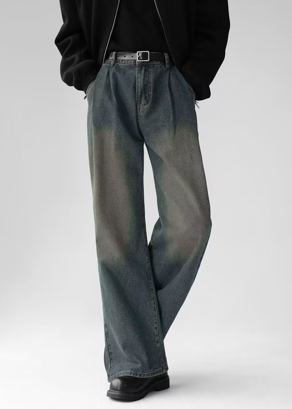 FADE WIDE DENIM PANTS BEDES4733