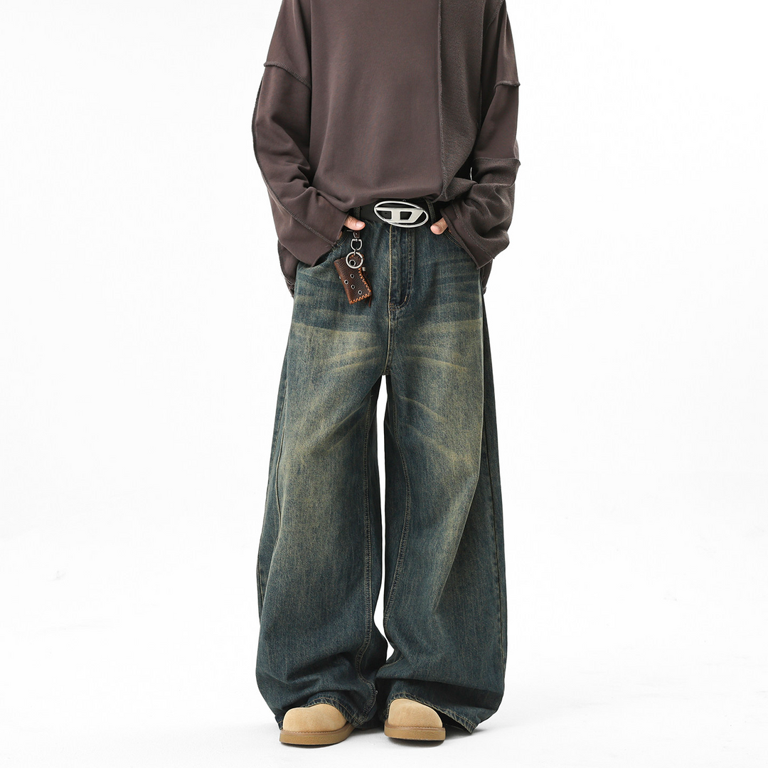 VINTAGELIKE WIDE DENIM PANTS AEDES4576