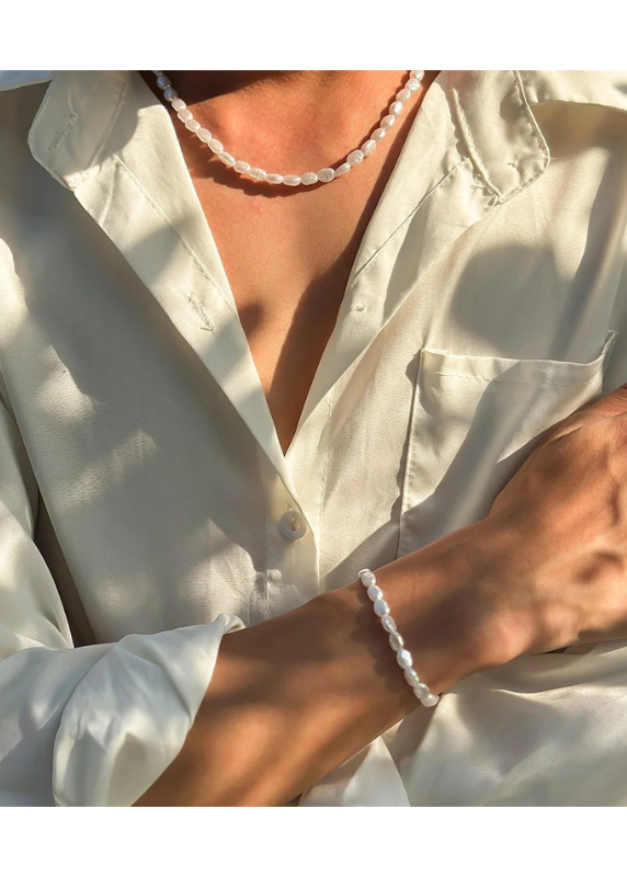 BAROQUE PEARL NECKLACE BEDES4602