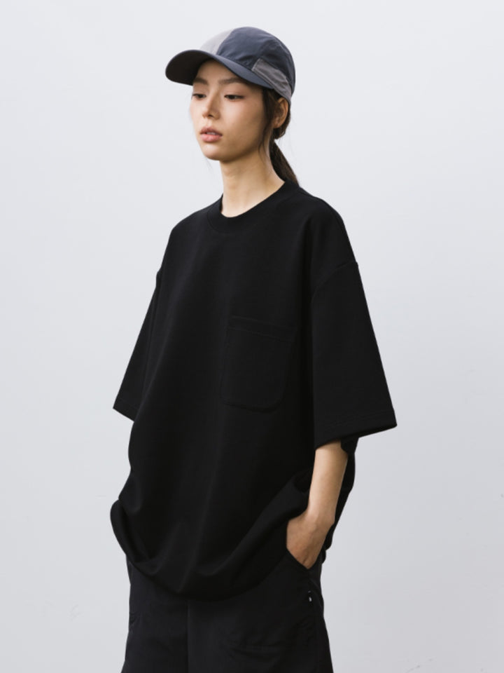 OVER SIZED POCKET T-SHIRT BHDES4447
