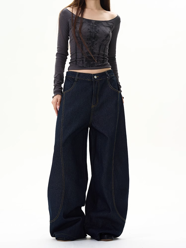 WIDE DENIM PANTS WLDES4387