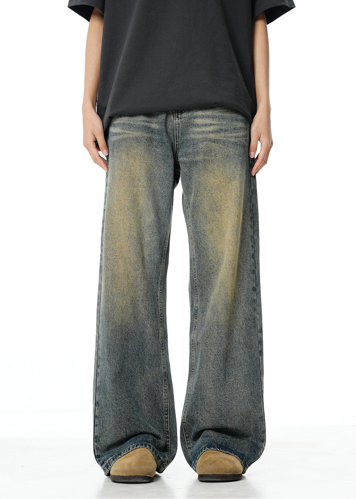VINTAGE FADE WIDE DENIM PANTS BEDES4544