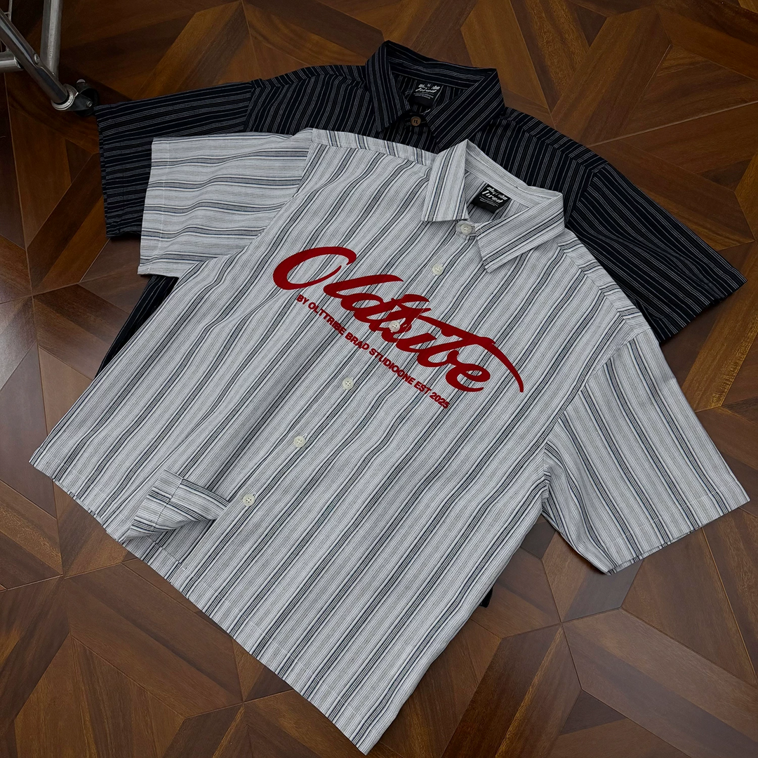 SCRIPT LOGO STRIPE SHIRT BEDES4666