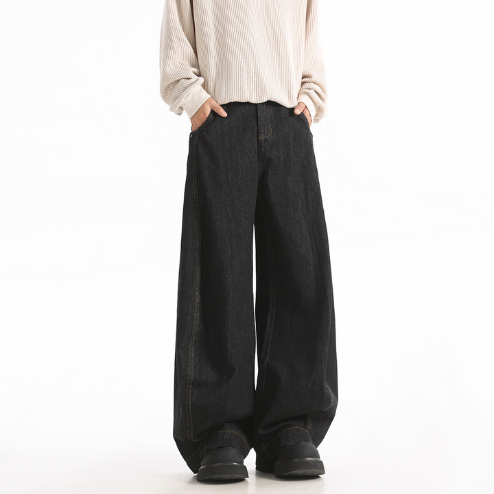 WIDE LEG DENIM PANTS BEDES4551