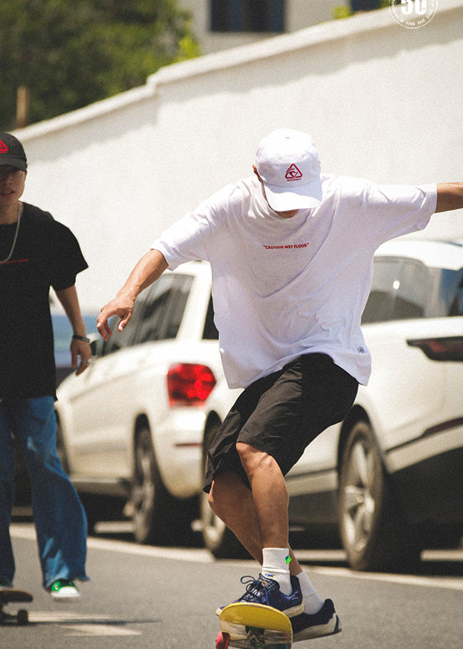 SKATEBOARD TRIANGLE EMBROIDERED CAP UWDES4469